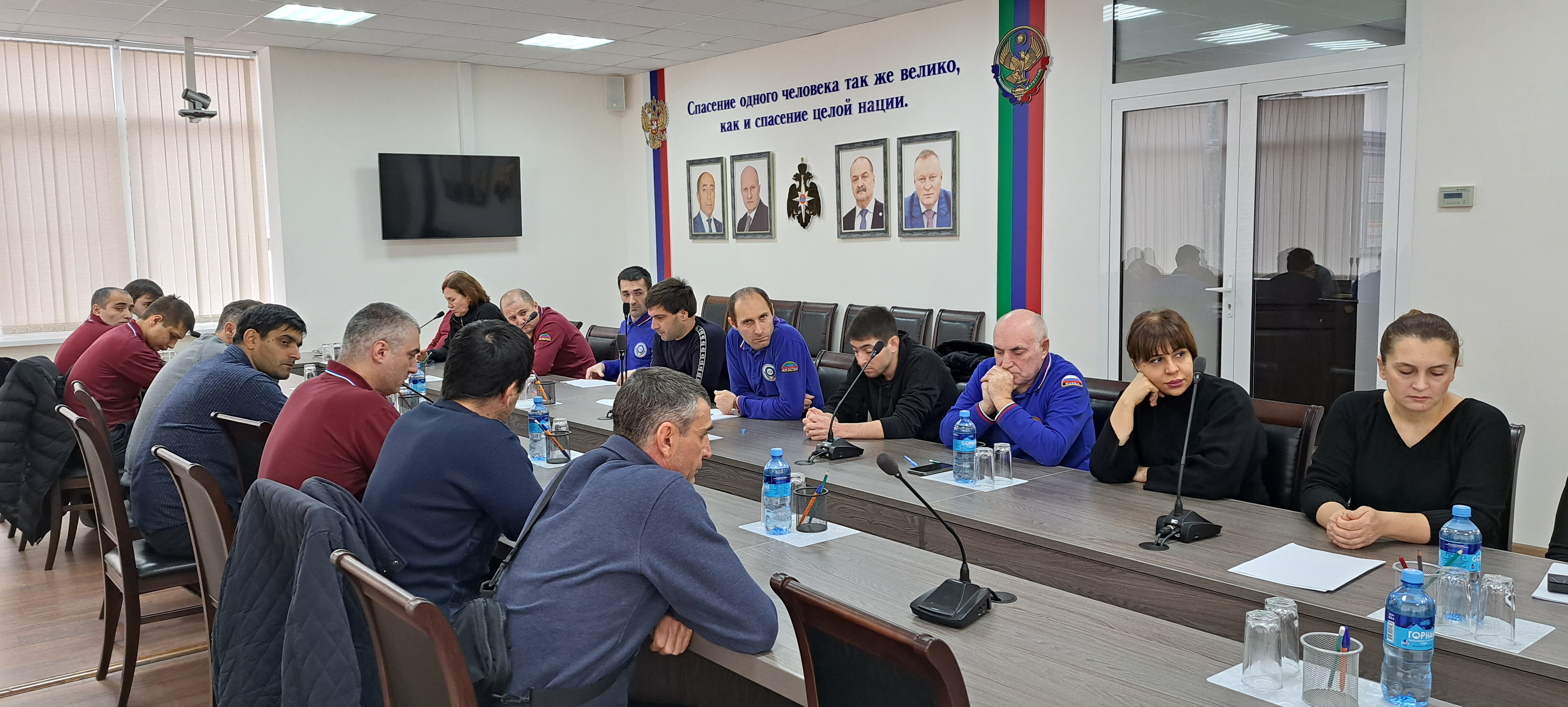 Итоговые зачеты в ЕДДС г. Каспийск