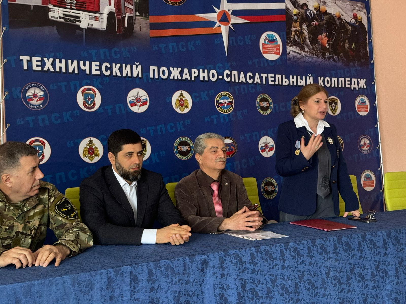 Урок мужества в колледже Гражданской обороны и Чрезвычайным ситуациям в Махачкале посвященный 23 февраля