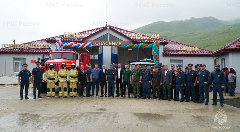 Открытие пожарно-спасательной части №65 c. Куруш Докузпаринского района