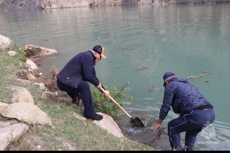 Ирганайское водохранилище в Унцукульском районе