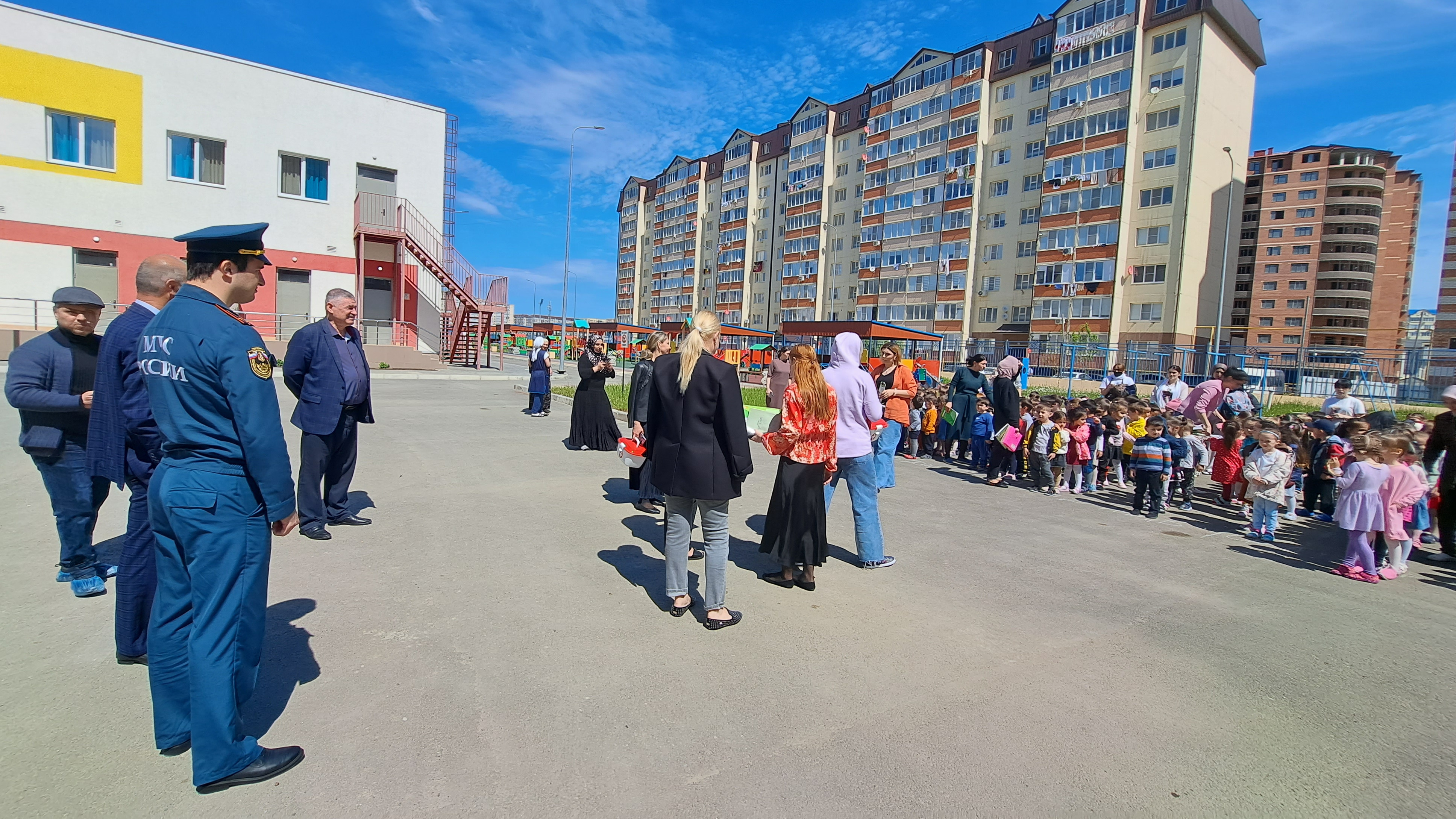 Тренировочная эвакуация в дошкольных образовательных учреждениях города
