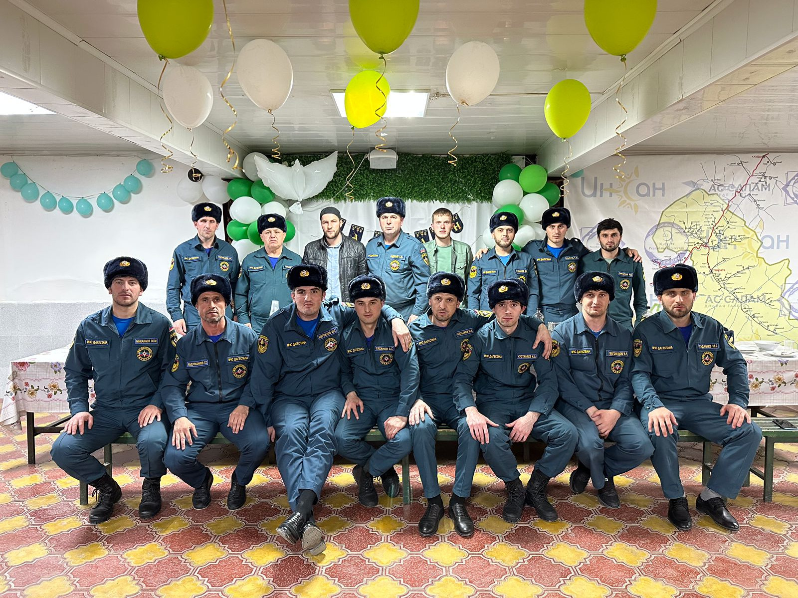 Коллективный ифтар в ПЧ-51   с. Тох-Орда Тляратинского района