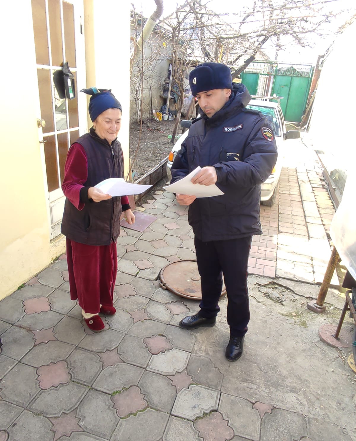 Подворовые обходы в частном секторе  городского округа «город Каспийск»