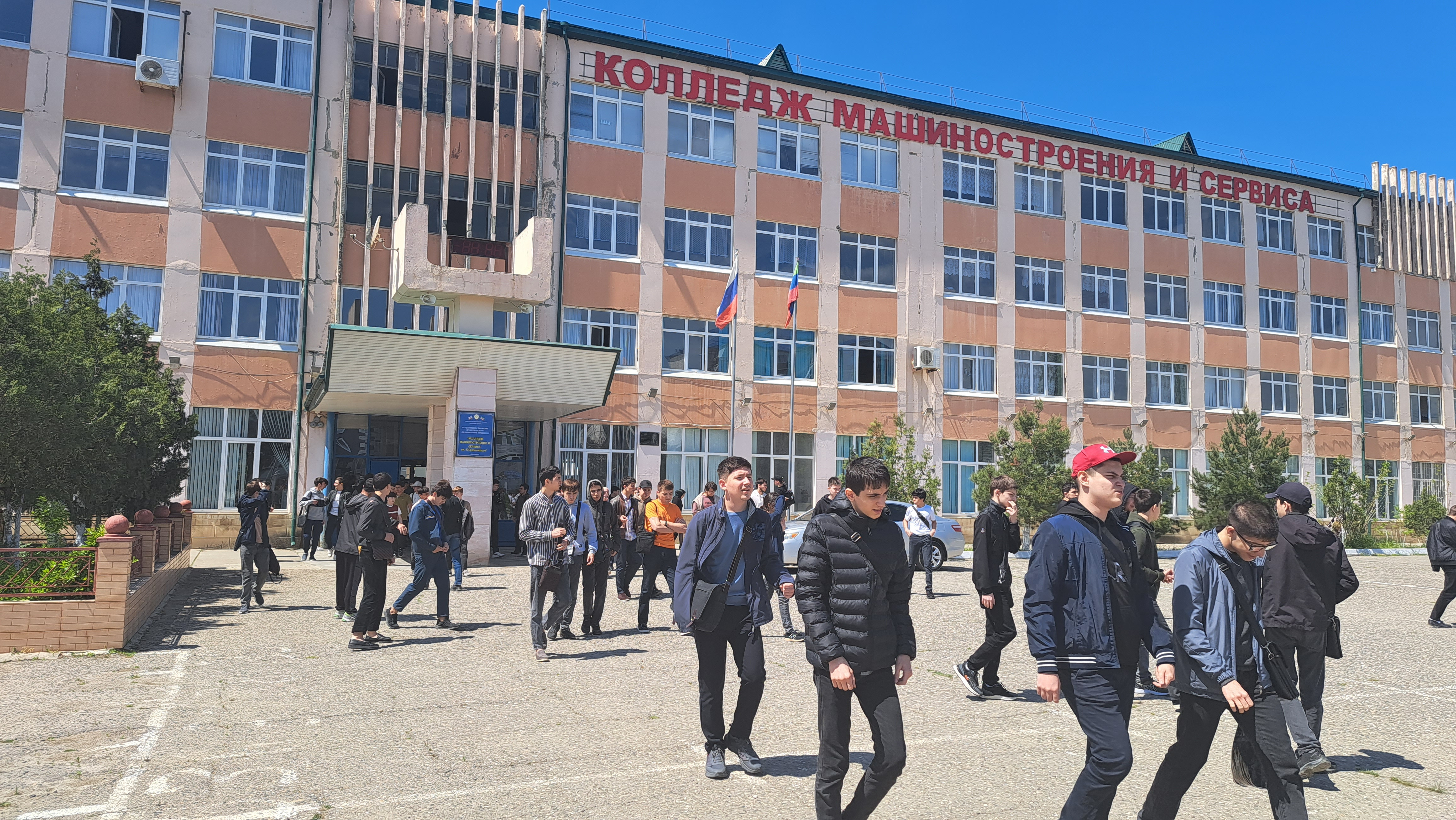 Тренировка в Колледже машиностроения и сервиса