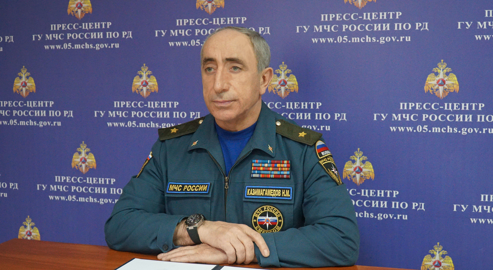 Поздравление Н. Казимагамедова с Днем пожарной охраны