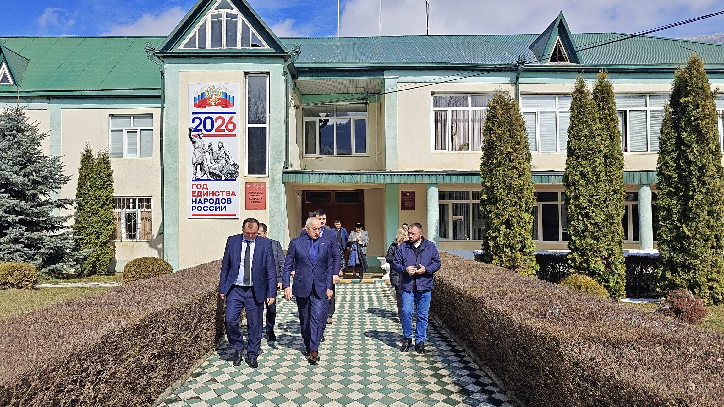 Нариман Казимагамедов посетил с рабочей поездкой Хивский район