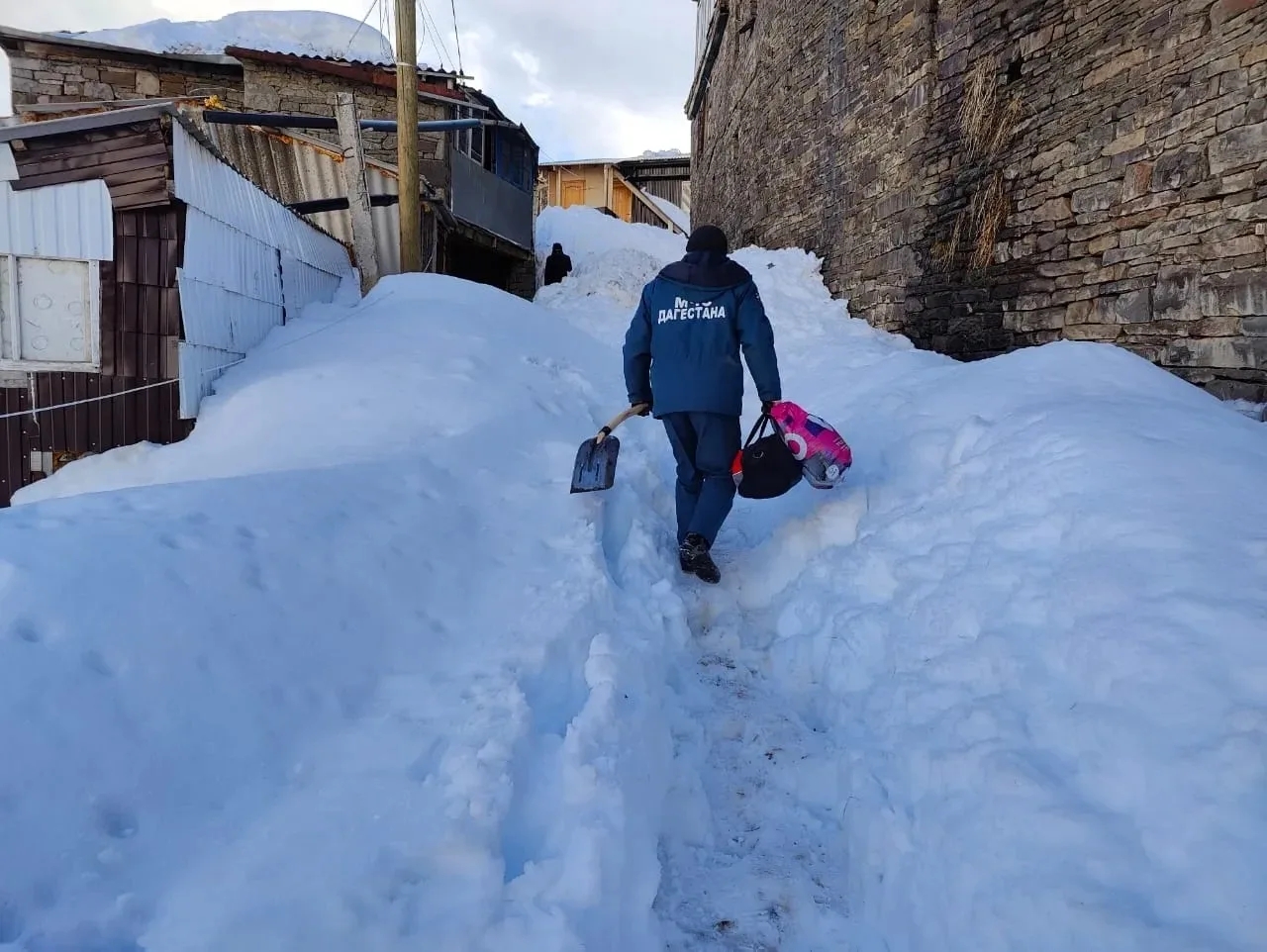 За помощью к пожарным села Тпиг обратились жители Агульского района.