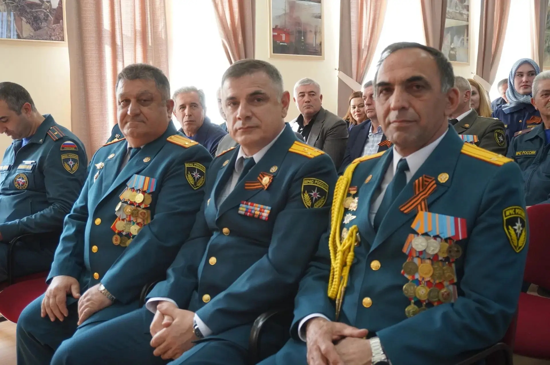 В МЧС Дагестана состоялось торжественное мероприятие ко Дню пожарной охраны