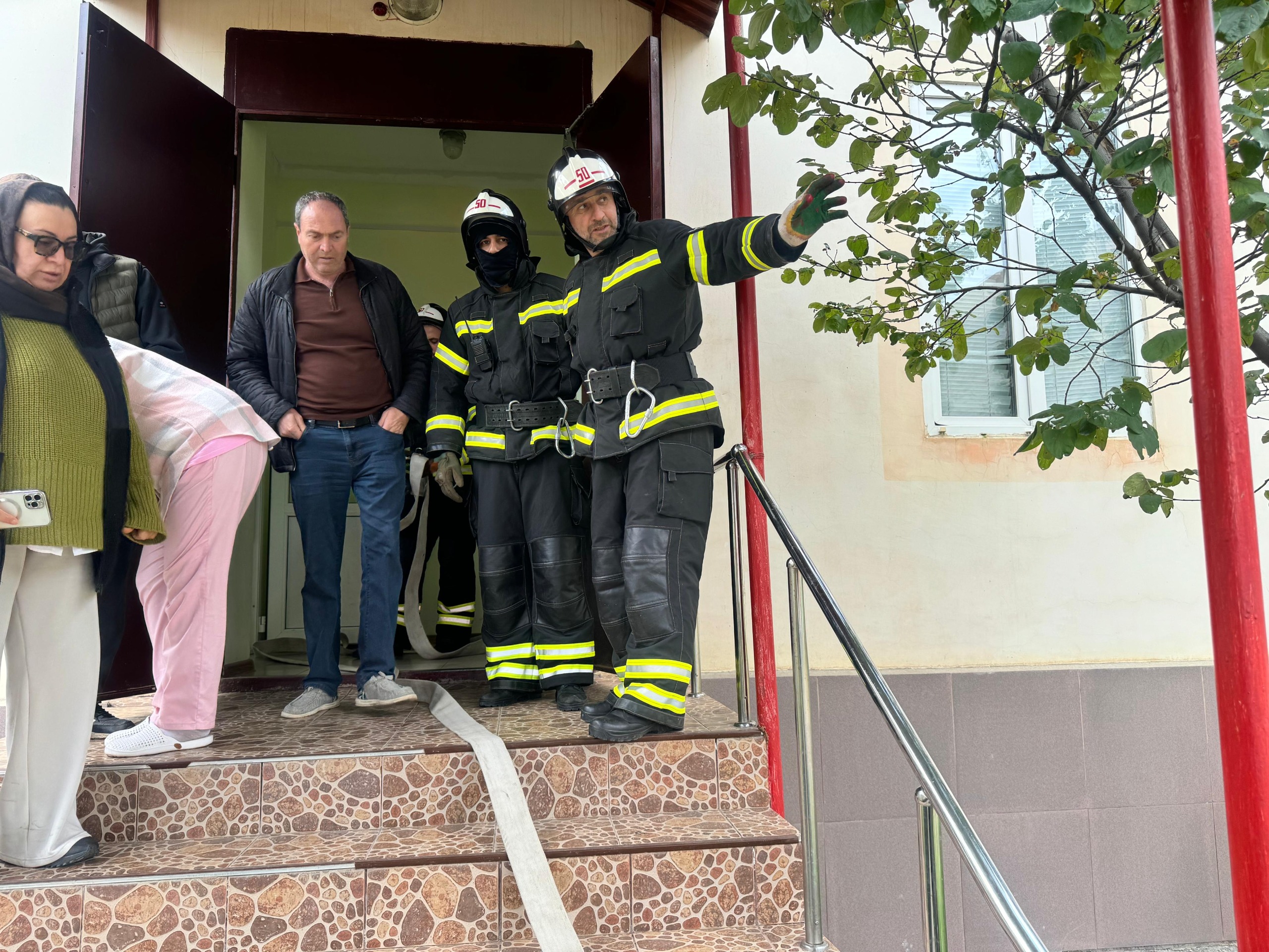 Огнеборцы ПЧ-50 провели пожарно-тактическое занятие в детском санатории