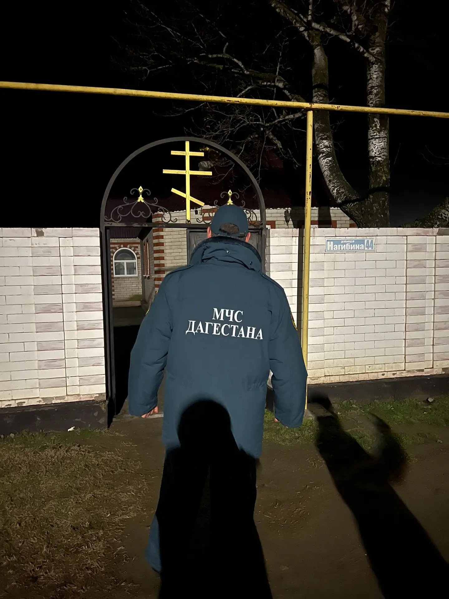 Работниками ПЧ-61 в ночь на Рождество организовано дежурство в храме Николая Чудотворца села Крайновка Кизлярского района.
