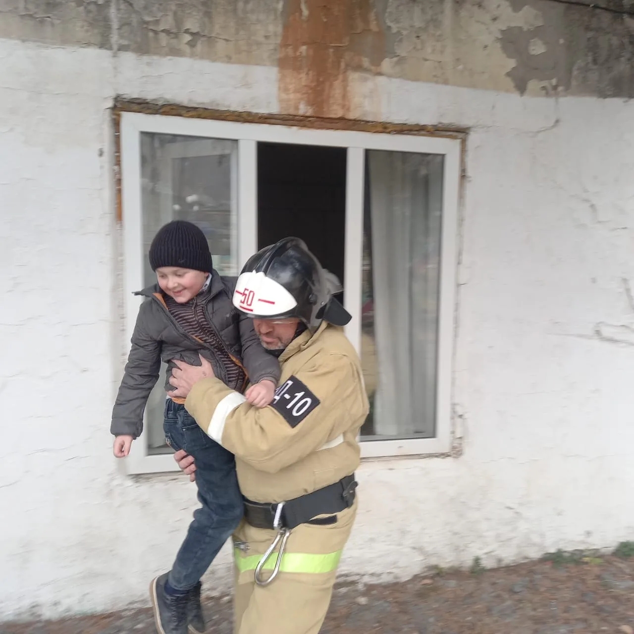 В  Реабилитационном центре села Ахты прошли совместные учения с участием ПЧ-50