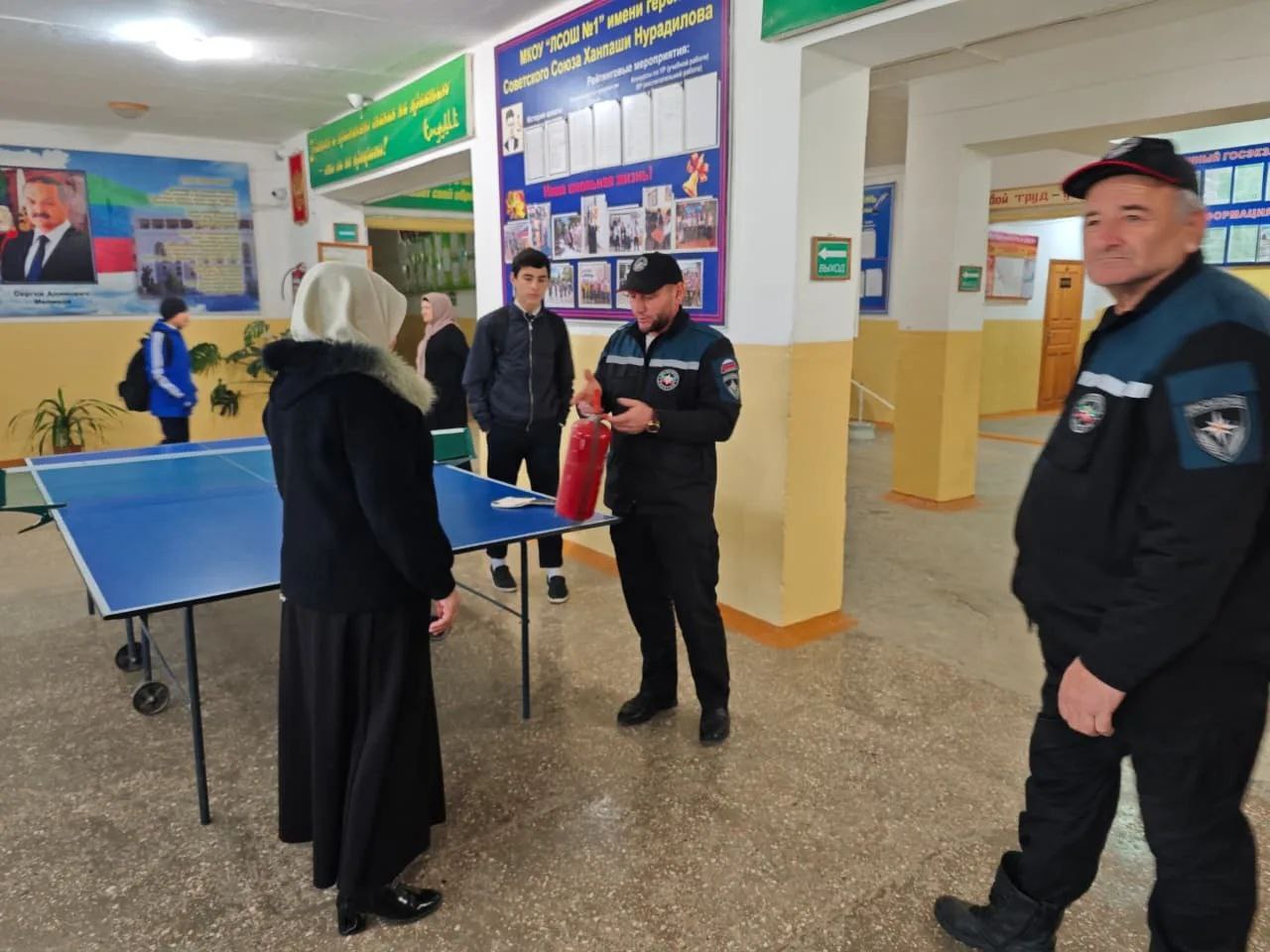 Личный состав 42 пожарной части осуществил  оперативно-тактическое изучение района выезда.