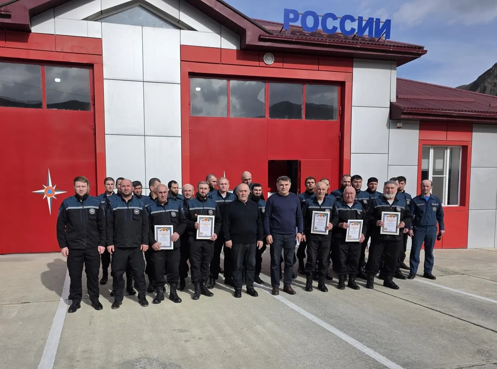 Руководство ГКУ РД «Противопожарная служба РД» посетило с рабочим визитом Ахтынский район