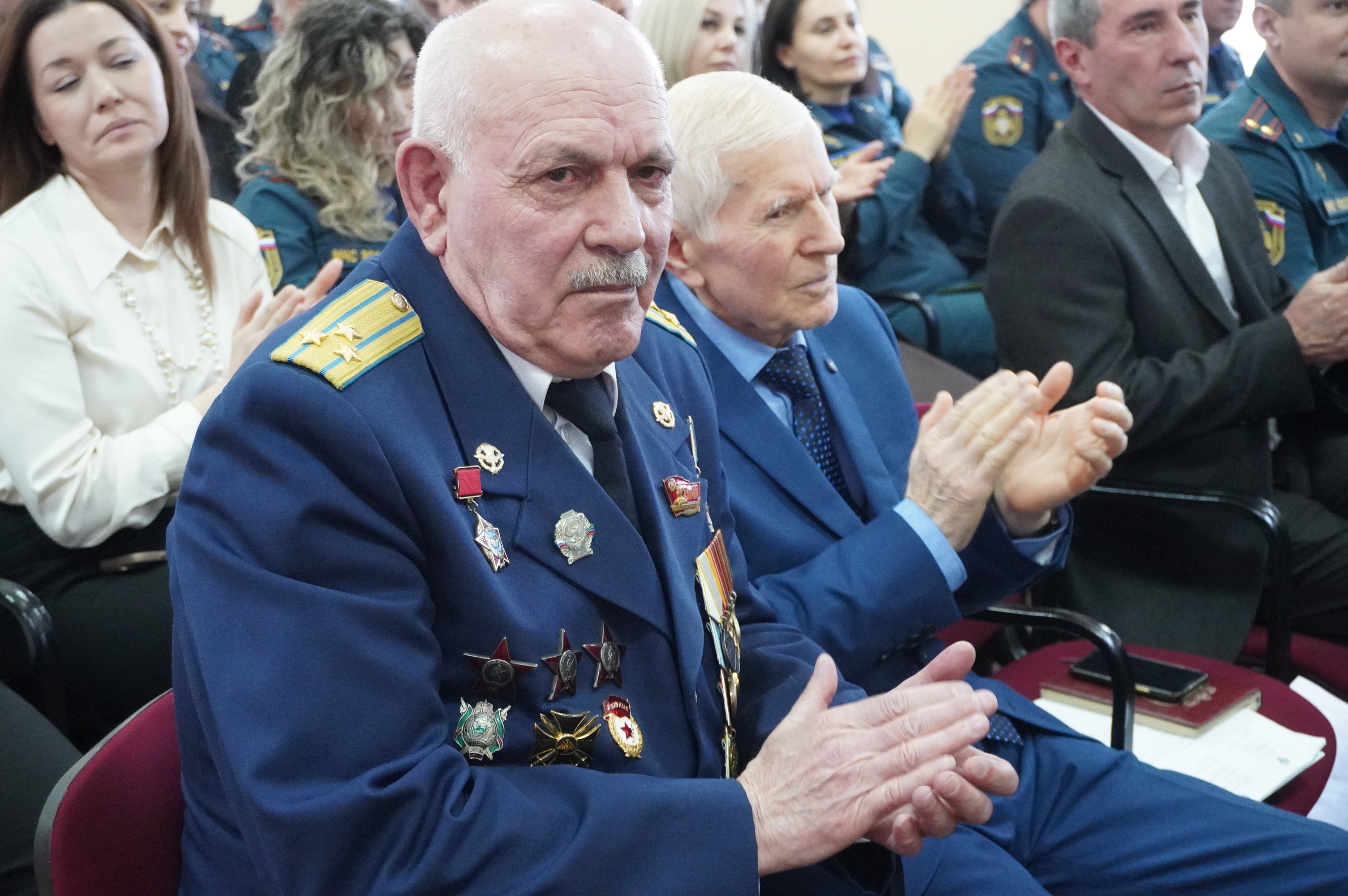 Торжественное мероприятие, приуроченное к празднованию Дня защитника Отечества в МЧС Дагестана