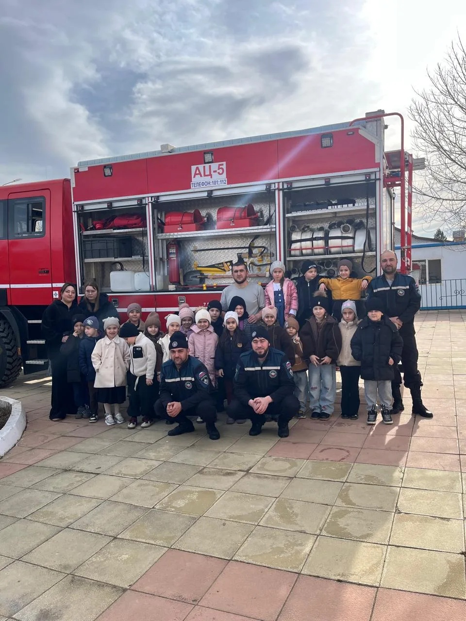 Пожарно-тактическое занятие на объекте МКДОУ Детский сад «Ромашка» провели огнеборцы ПЧ-57