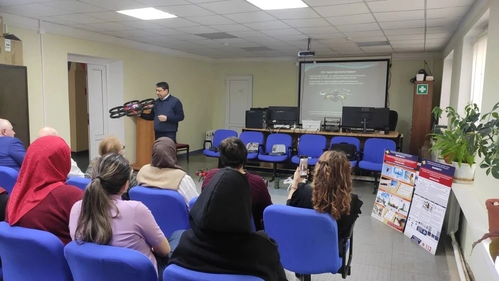 Занятие по БПЛА с работниками «Дагводресурсы».