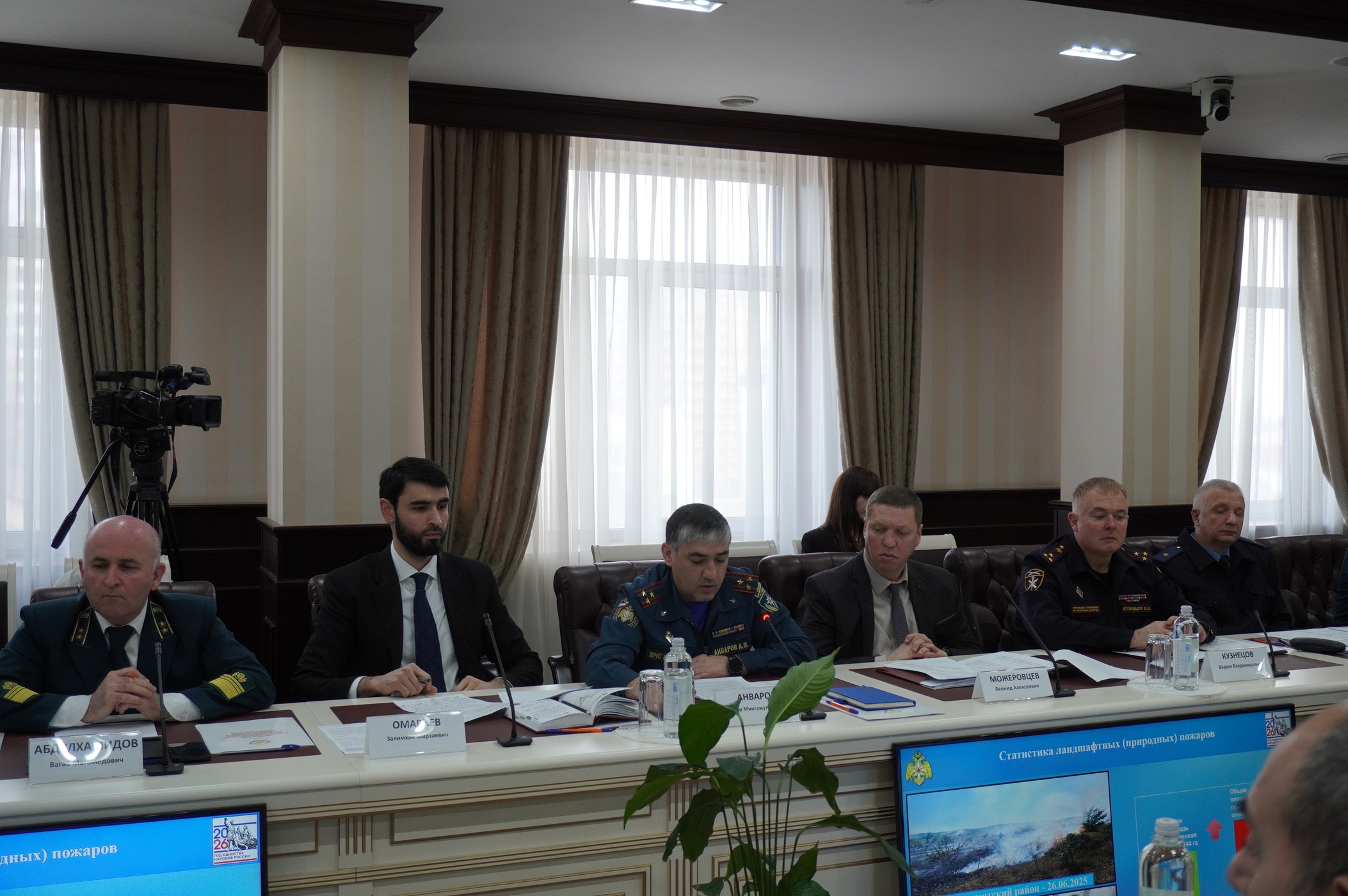 В Ситуационном центре республики Дагестан прошло первое в этом году Заседание КЧС