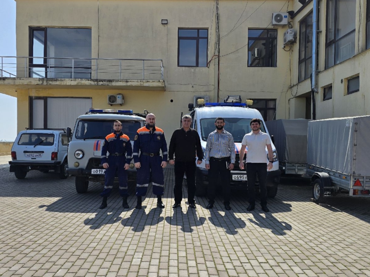 Участник специальной военной операции и программы "Доблесть Гор" Герман Кайдаев посетил Дербентское ПСП.