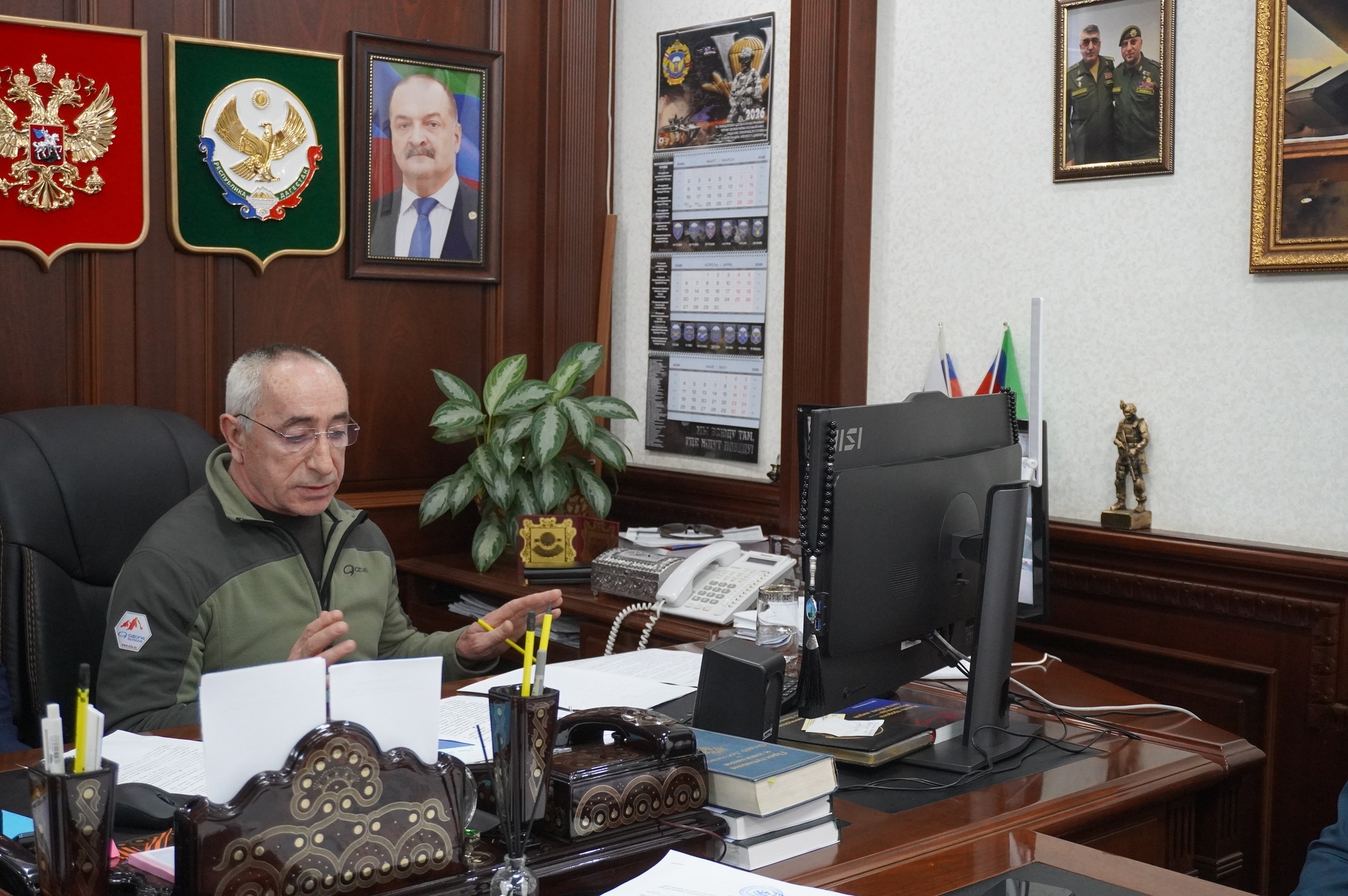 Министр МЧС Дагестана Нариман Казимагамедов прибыл в город Дагестанскин огни, пострадавший  от стихийного бедствия.