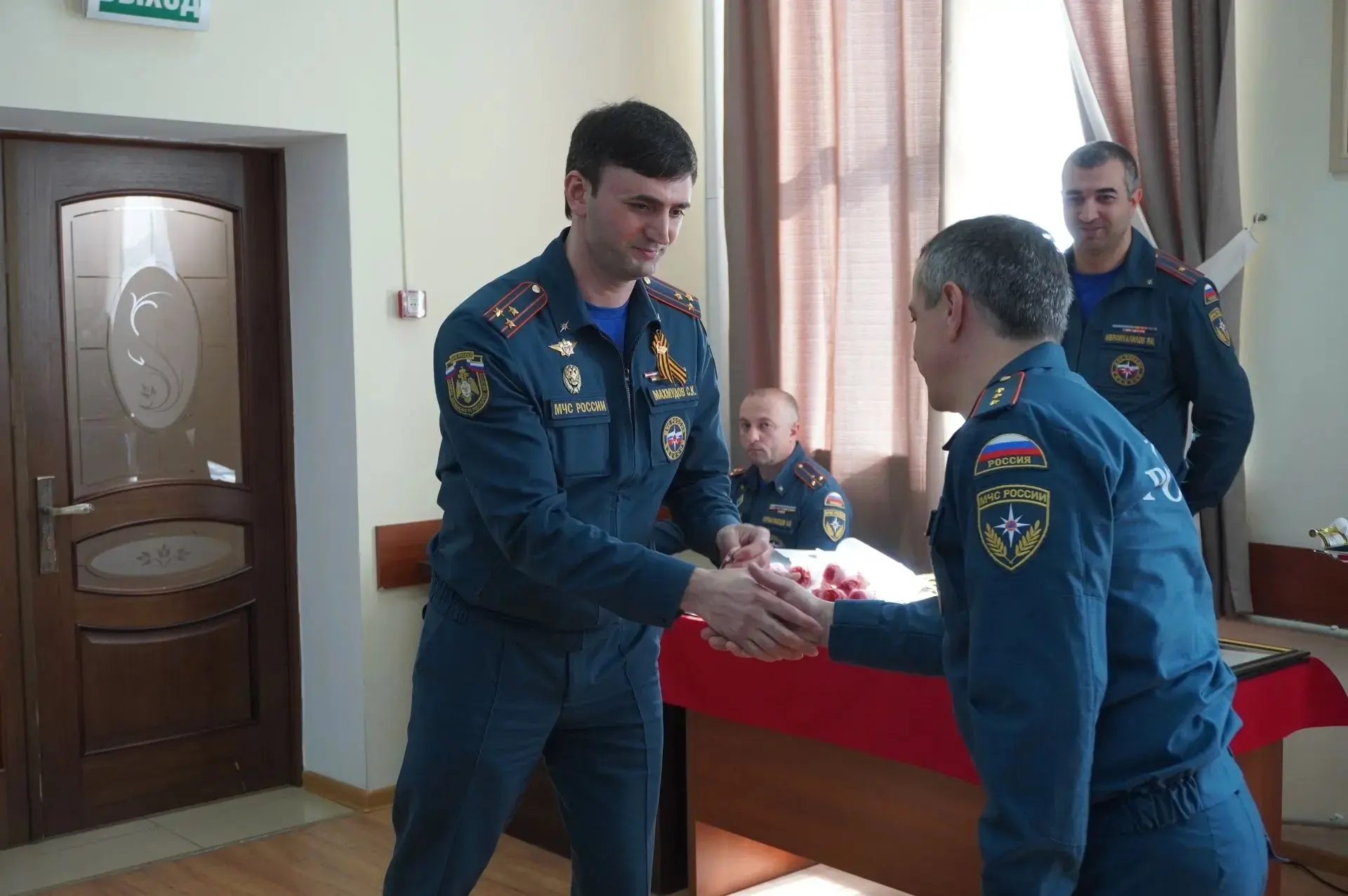 В МЧС Дагестана состоялось торжественное мероприятие ко Дню пожарной охраны