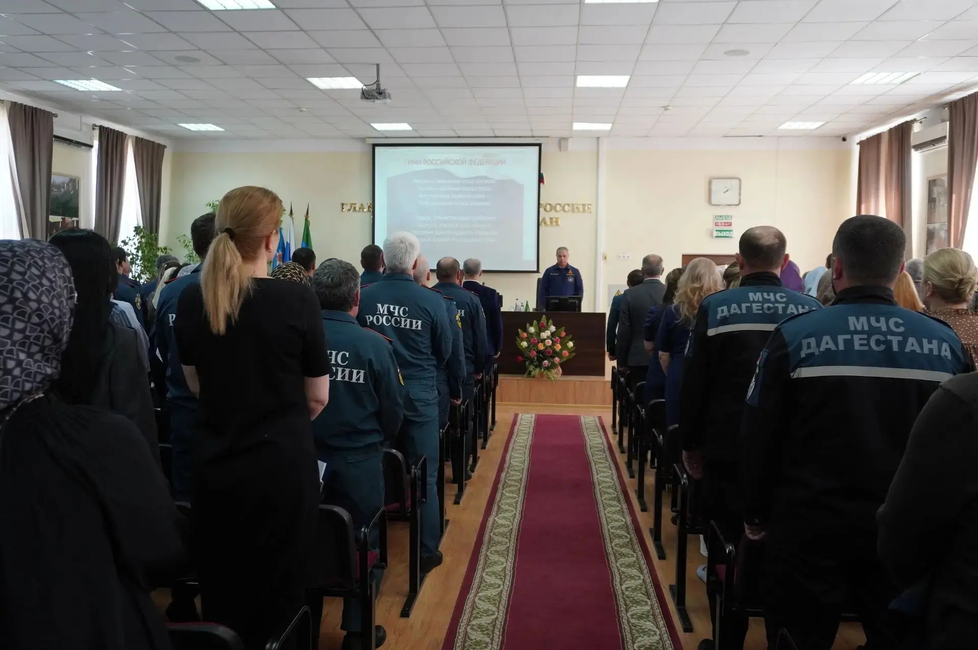 В МЧС Дагестана состоялось торжественное мероприятие ко Дню пожарной охраны