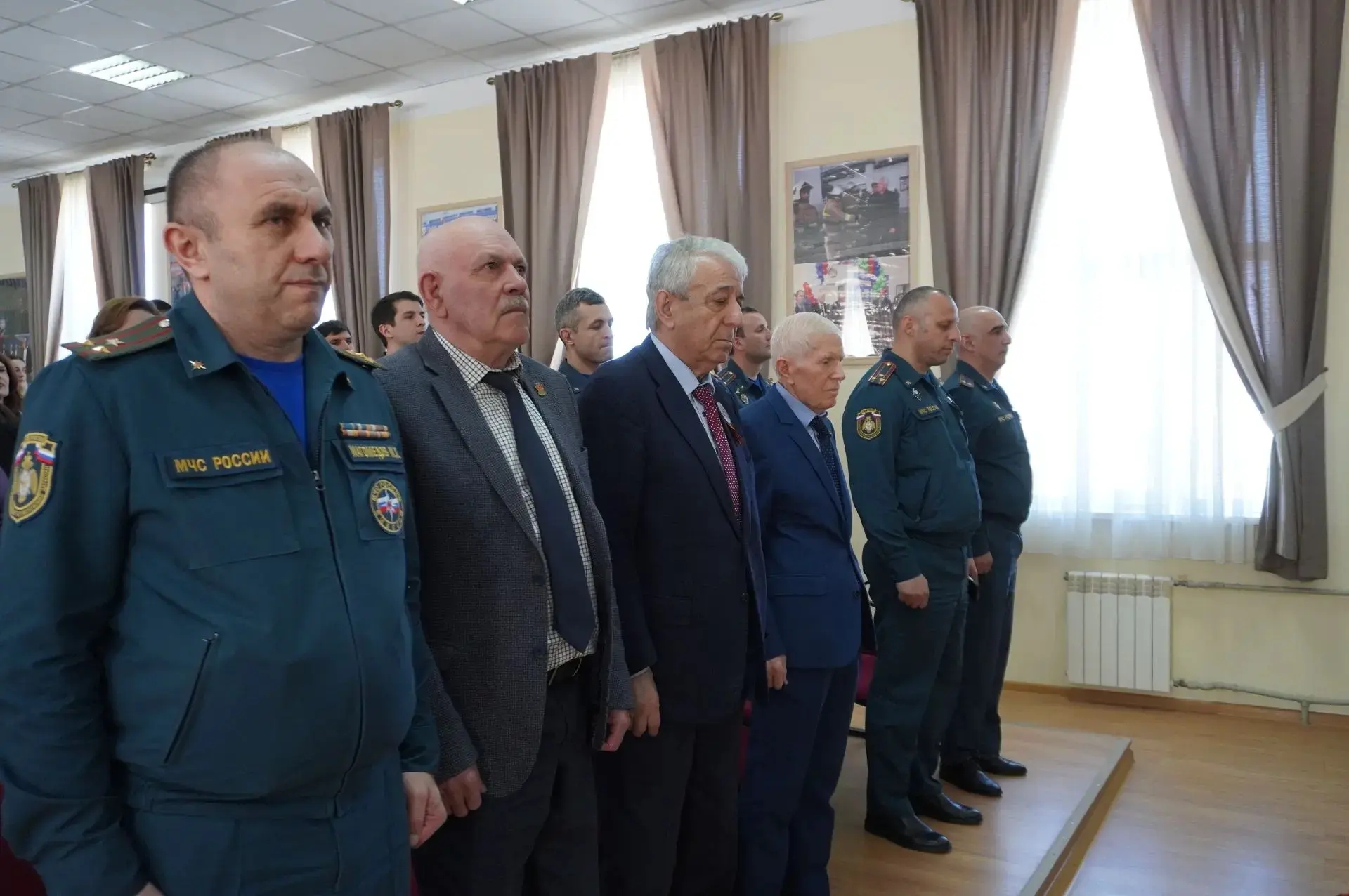 В МЧС Дагестана состоялось торжественное мероприятие ко Дню пожарной охраны