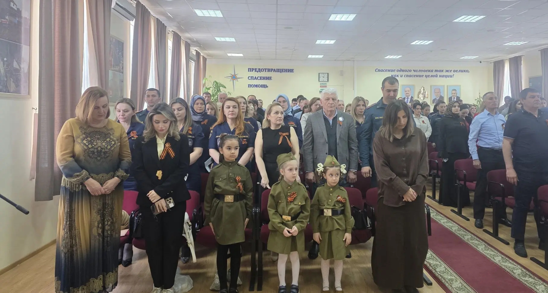 В МЧС республики прошло торжественное мероприятие, посвященное 81-й годовщине Победы в Великой Отечественной войне.