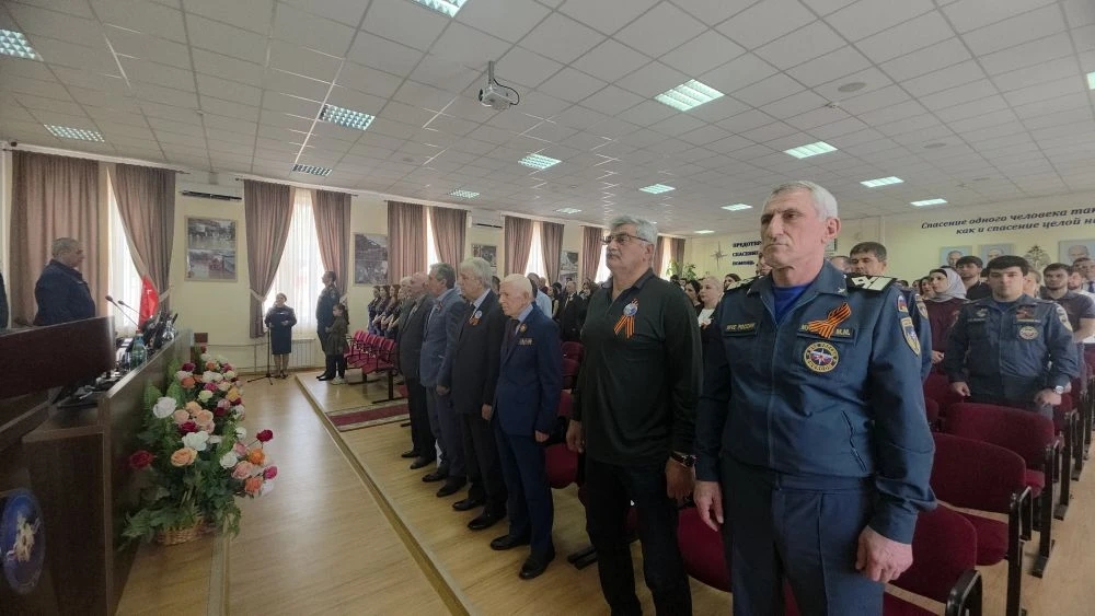 В МЧС республики прошло торжественное мероприятие, посвященное 81-й годовщине Победы в Великой Отечественной войне.