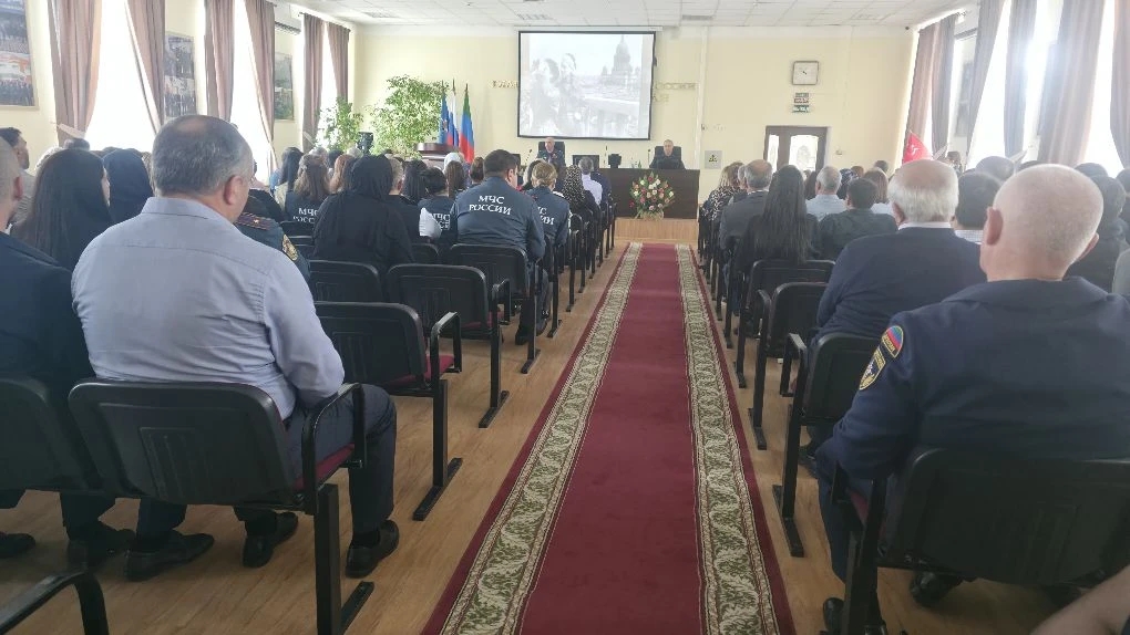 В МЧС республики прошло торжественное мероприятие, посвященное 81-й годовщине Победы в Великой Отечественной войне.