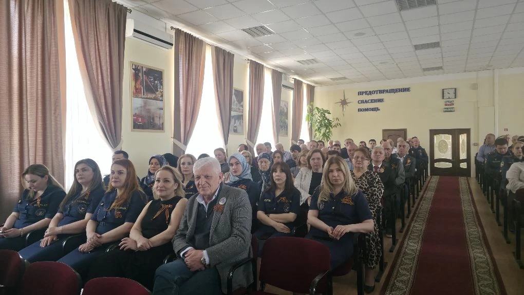 В МЧС республики прошло торжественное мероприятие, посвященное 81-й годовщине Победы в Великой Отечественной войне.